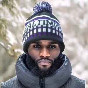 NFL - Baltimore Ravens Pom Beanie Winter Hat